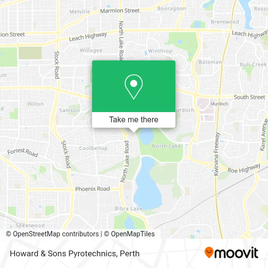 Mapa Howard & Sons Pyrotechnics