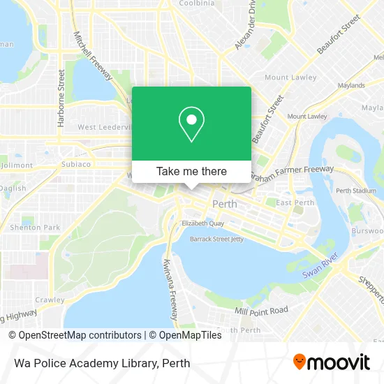 Mapa Wa Police Academy Library
