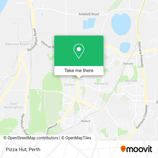 Mapa Pizza Hut