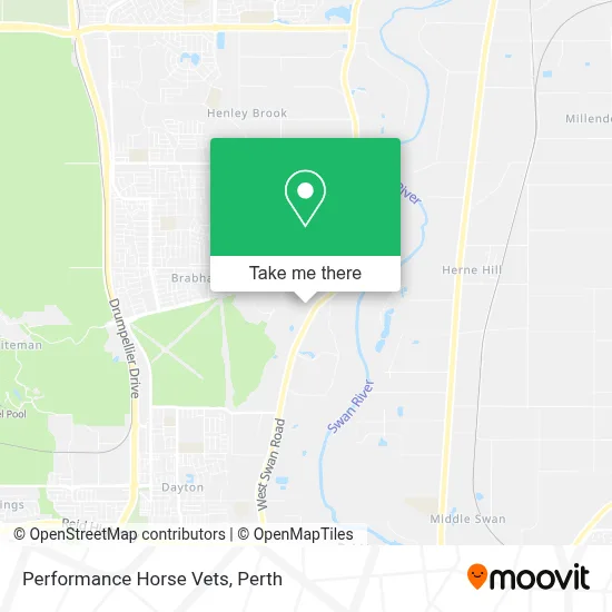 Mapa Performance Horse Vets