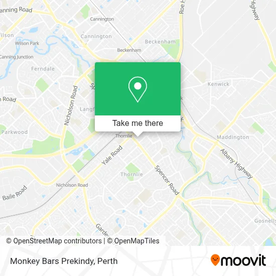 Mapa Monkey Bars Prekindy
