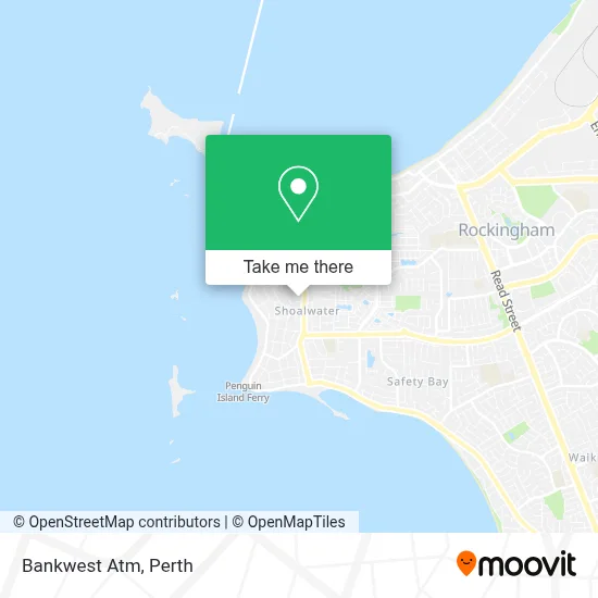 Mapa Bankwest Atm