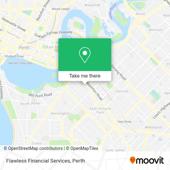Mapa Flawless Financial Services