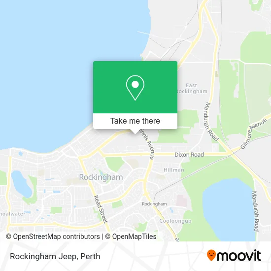 Rockingham Jeep map