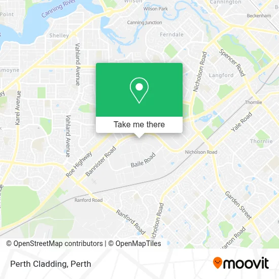 Perth Cladding map