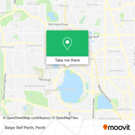 Beijer Ref Perth map