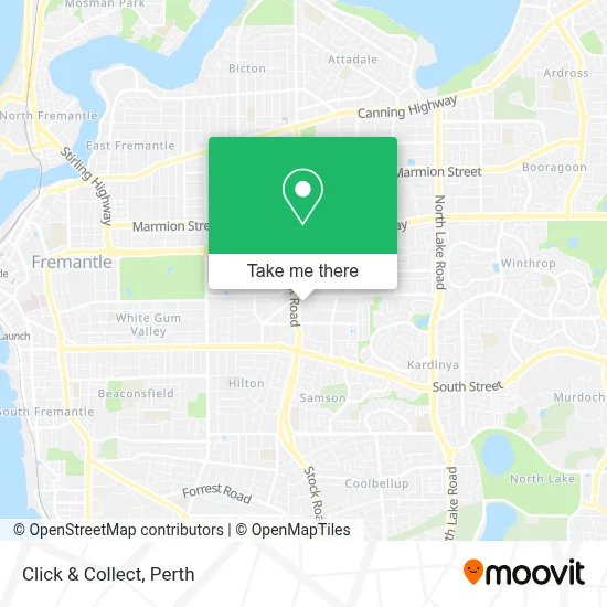 Click & Collect map