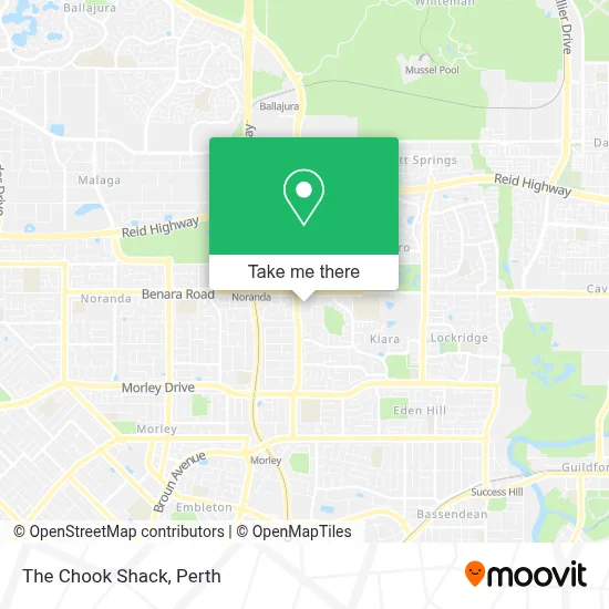 The Chook Shack map