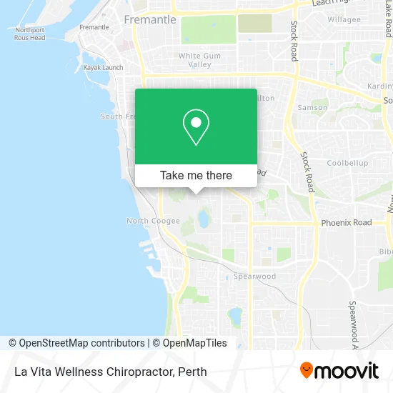 Mapa La Vita Wellness Chiropractor