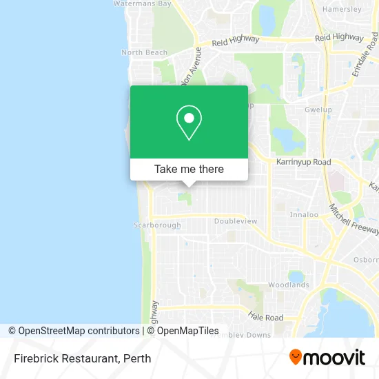 Mapa Firebrick Restaurant