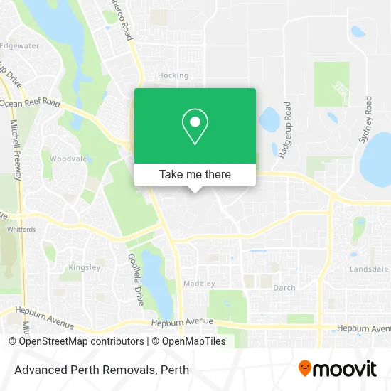 Mapa Advanced Perth Removals