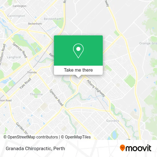 Mapa Granada Chiropractic