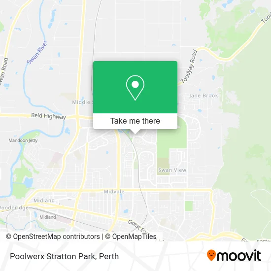 Mapa Poolwerx Stratton Park