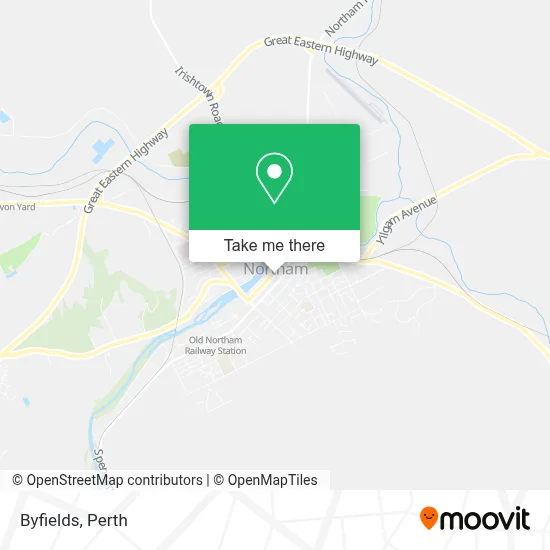 Byfields map