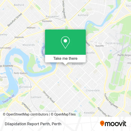 Dilapidation Report Perth map