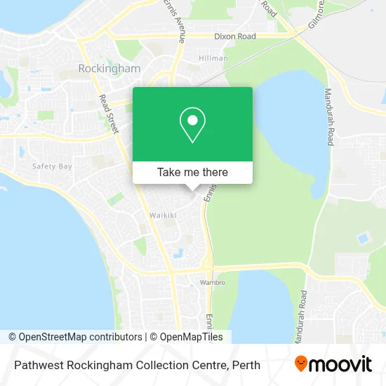 Pathwest Rockingham Collection Centre map