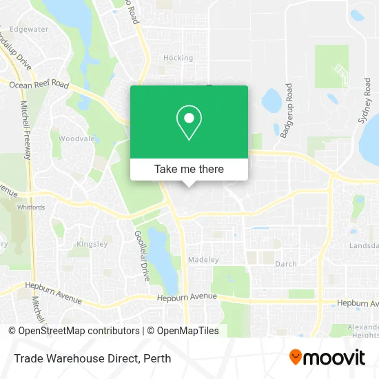 Mapa Trade Warehouse Direct