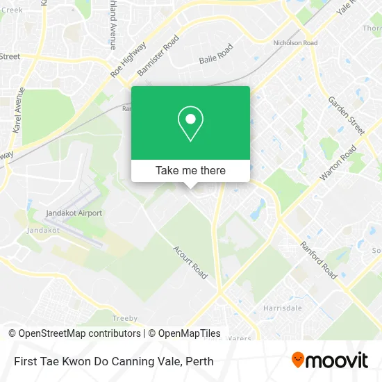 Mapa First Tae Kwon Do Canning Vale