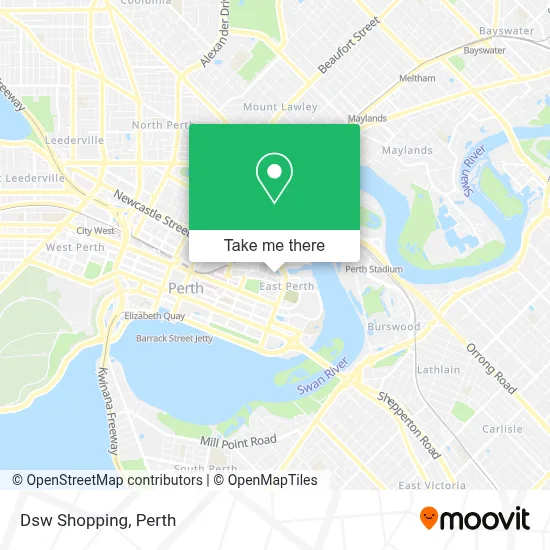 Mapa Dsw Shopping
