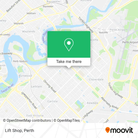 Mapa Lift Shop