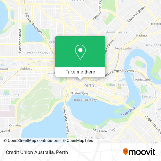 Mapa Credit Union Australia