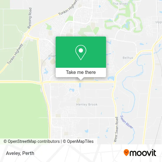 Mapa Aveley