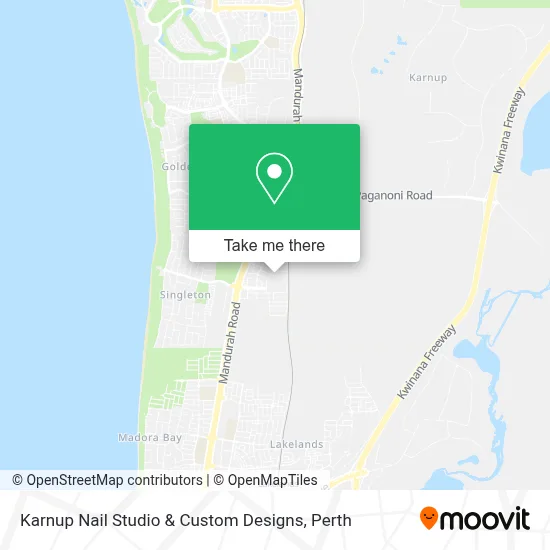 Mapa Karnup Nail Studio & Custom Designs