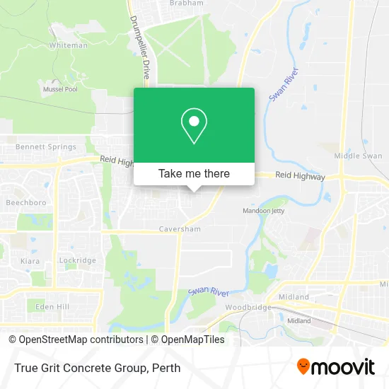 Mapa True Grit Concrete Group