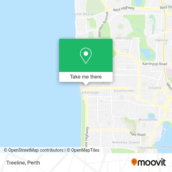 Mapa Treeline