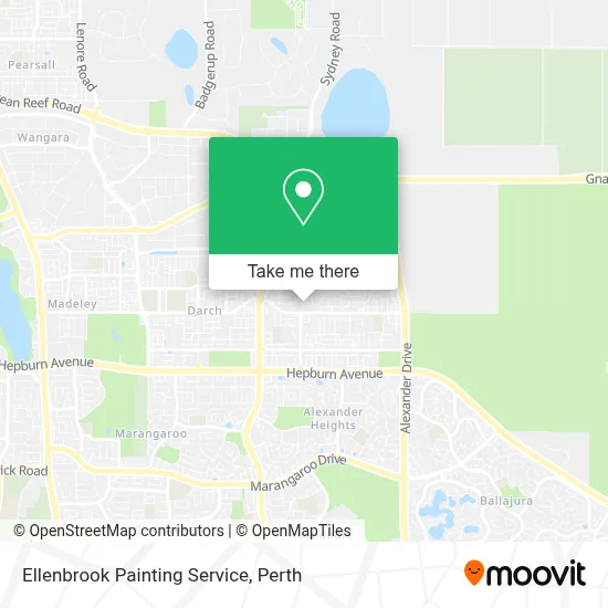 Mapa Ellenbrook Painting Service