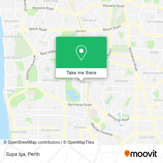 Mapa Supa Iga