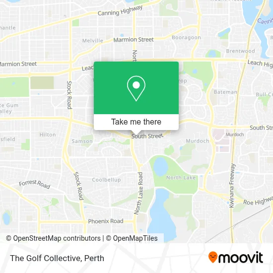 The Golf Collective map