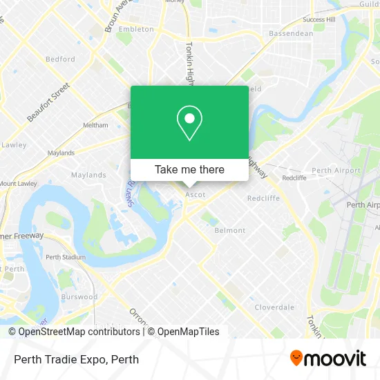 Mapa Perth Tradie Expo