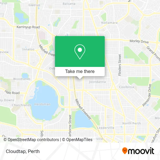 Mapa Cloudtap