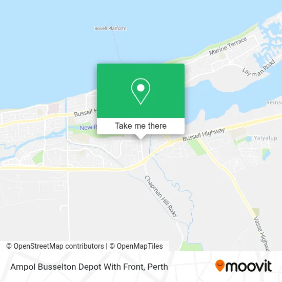 Mapa Ampol Busselton Depot With Front