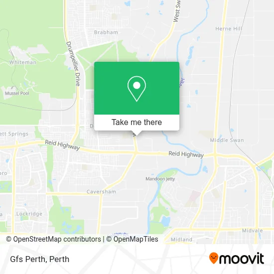 Mapa Gfs Perth