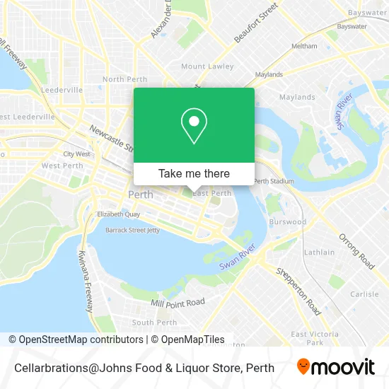 Cellarbrations@Johns Food & Liquor Store map