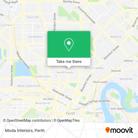 Moda Interiors map