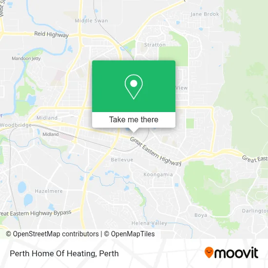 Mapa Perth Home Of Heating