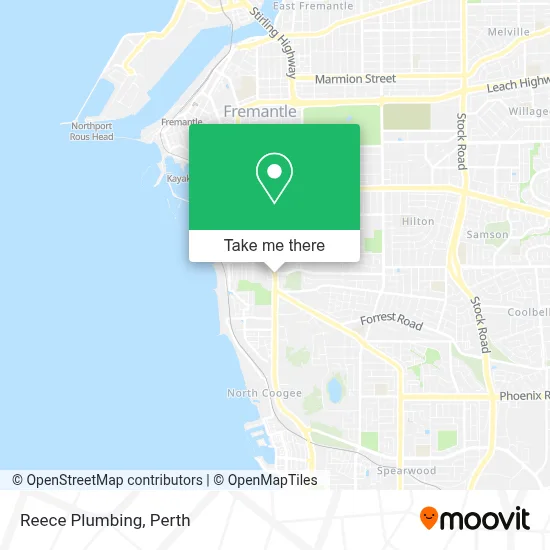 Mapa Reece Plumbing