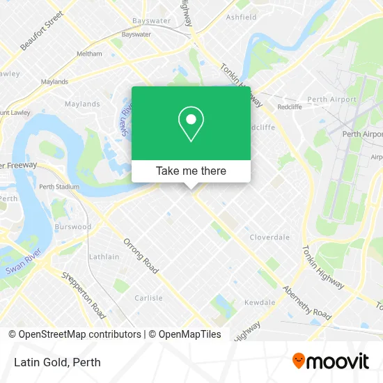 Mapa Latin Gold