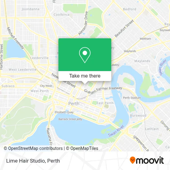 Mapa Lime Hair Studio