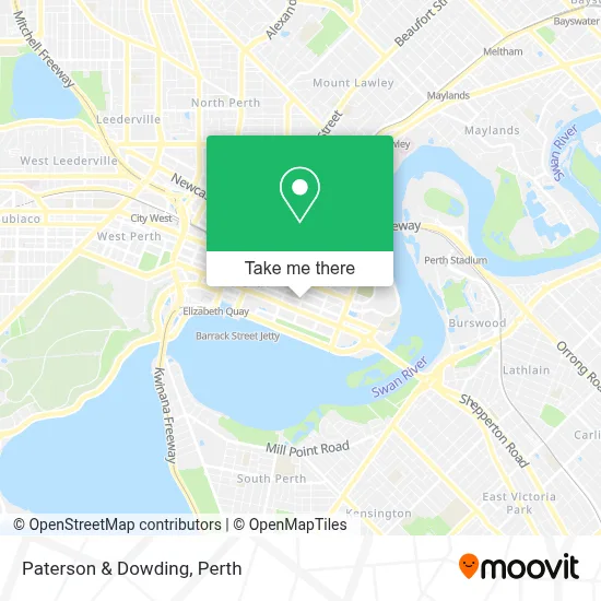 Mapa Paterson & Dowding