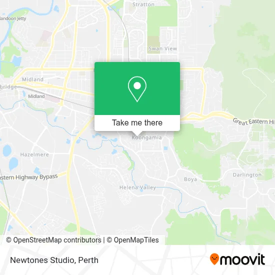Mapa Newtones Studio