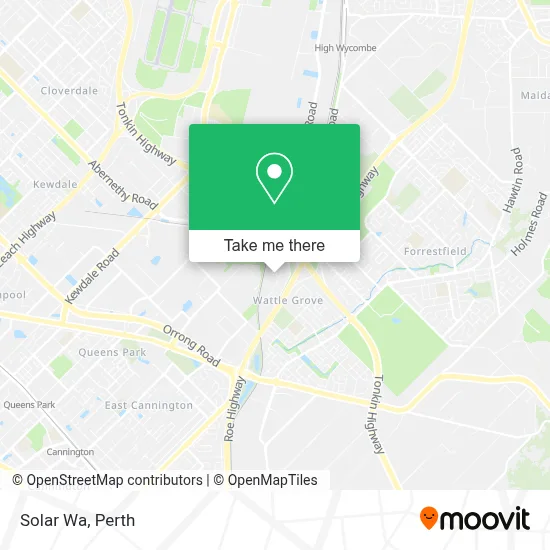 Solar Wa map