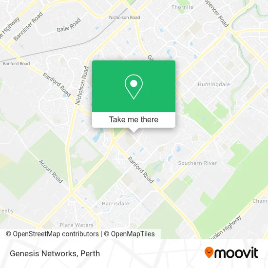 Mapa Genesis Networks
