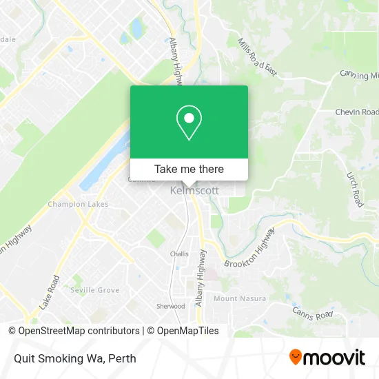 Mapa Quit Smoking Wa