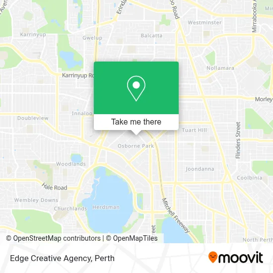 Mapa Edge Creative Agency