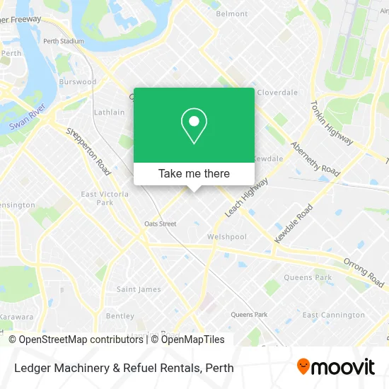 Mapa Ledger Machinery & Refuel Rentals