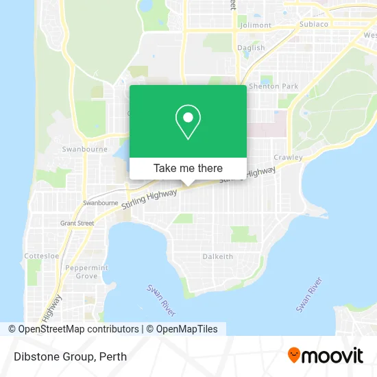 Mapa Dibstone Group